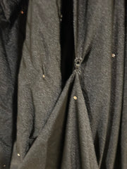 BLACK/GOLD SPARKLY LONG DRESS