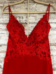 RED LONG EVENING GOWN (NEW)