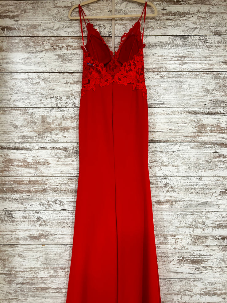RED LONG EVENING GOWN (NEW)