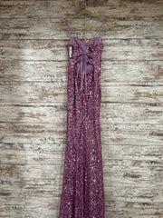 PURPLE SEQUIN LONG DRESS (NEW)