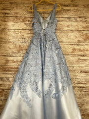 BLUE/FLORAL PRINCESS/A LINE