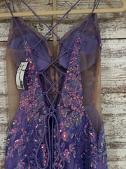 LAVENDER SPARKLY LONG DRESS