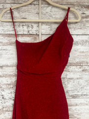 RED SPARKLY LONG DRESS