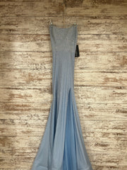 BLUE SPARKLY LONG DRESS (NEW)