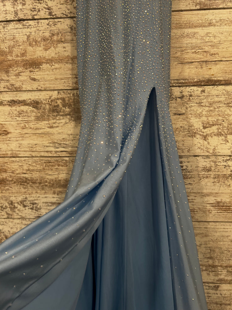 BLUE SPARKLY LONG DRESS (NEW)