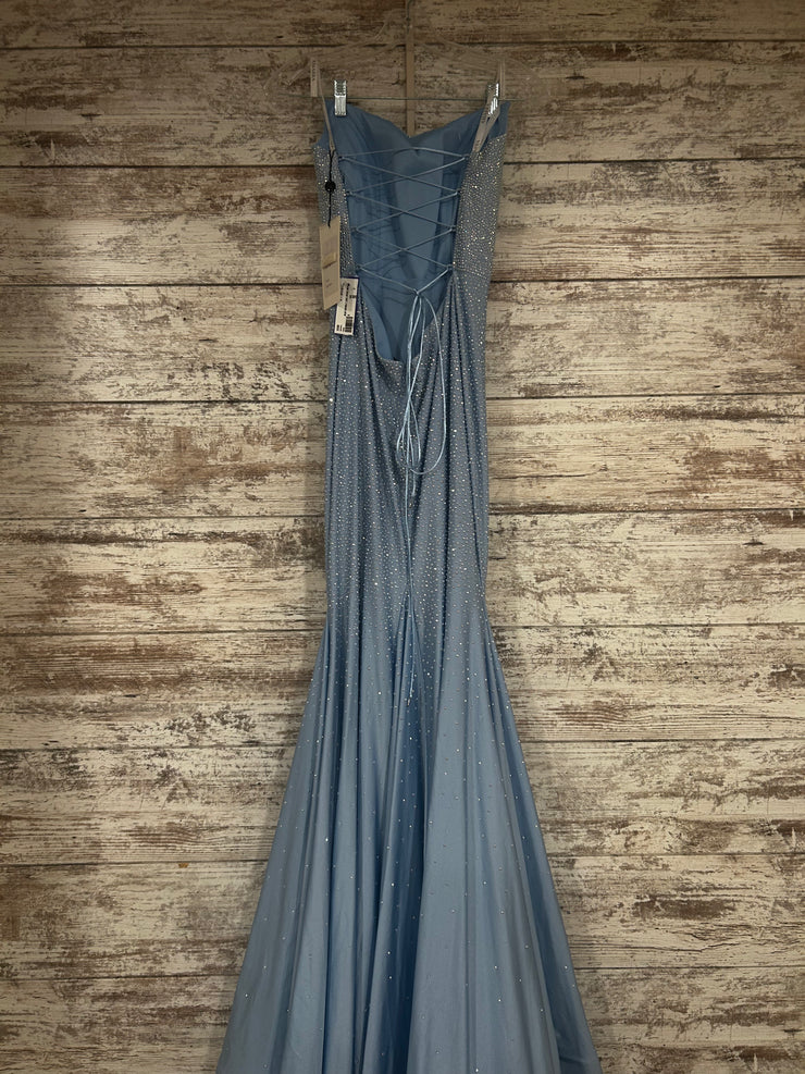 BLUE SPARKLY LONG DRESS (NEW)