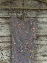 LAVENDER SPARKLY LONG DRESS