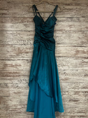 TEAL LONG EVENING GOWN (NEW)