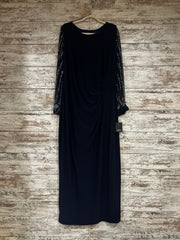 NAVY LONG EVENING GOWN (NEW)