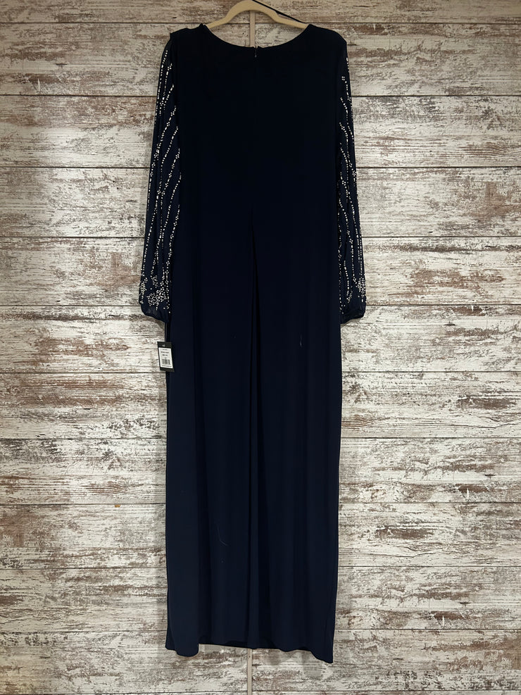 NAVY LONG EVENING GOWN (NEW)