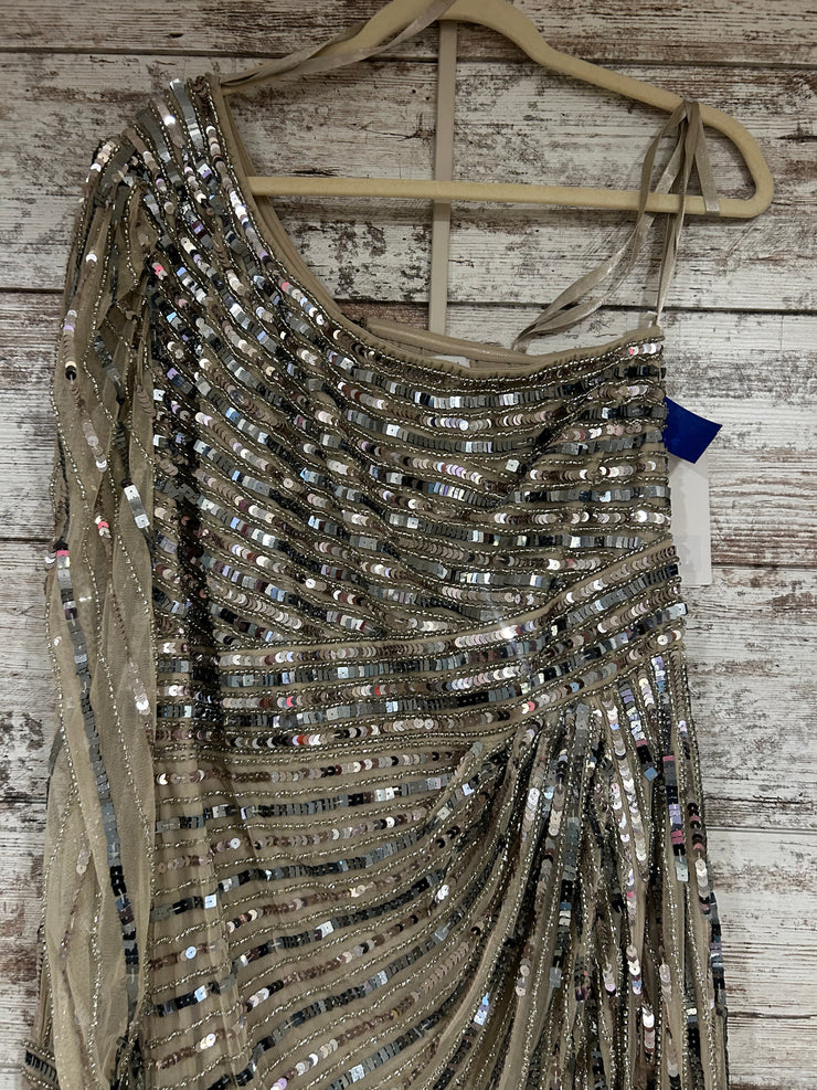 GOLD SEQUIN LONG DRESS-NEW$698