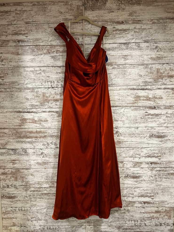 COPPER A LINE GOWN $298