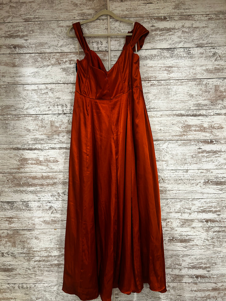 COPPER A LINE GOWN $298