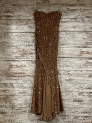 GOLD SEQUIN LONG DRESS (NEW)