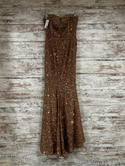 GOLD SEQUIN LONG DRESS (NEW)