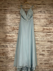 BLUE FLOWY LONG DRESS (NEW)