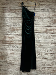 GREEN VELVET LONG DRESS (NEW)