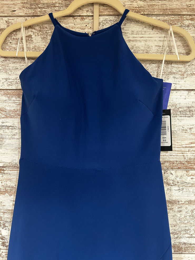 ROYAL BLUE LONG DRESS (NEW)
