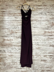PURPLE LONG EVENING GOWN (NEW)