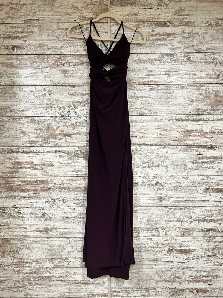 PURPLE LONG EVENING GOWN (NEW)