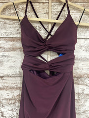 PURPLE LONG EVENING GOWN (NEW)