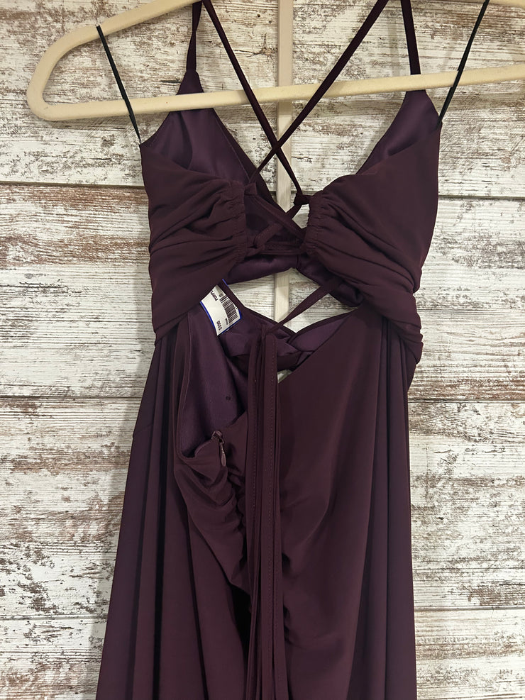 PURPLE LONG EVENING GOWN (NEW)