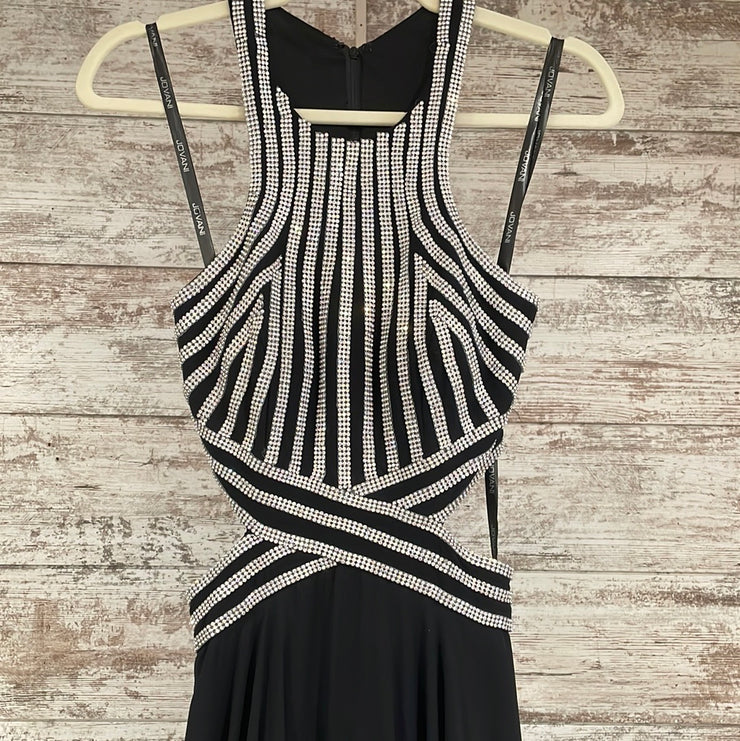 BLACK SPARKLY LONG DRESS (NEW)