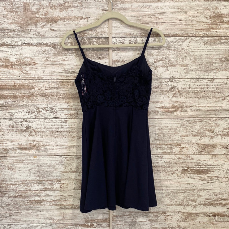 NAVY SHORT DRESS