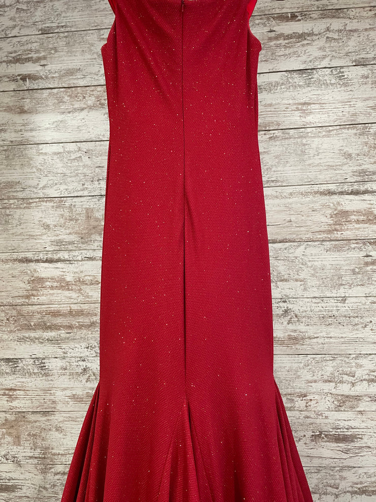 RED SPARKLY LONG GOWN (NEW)