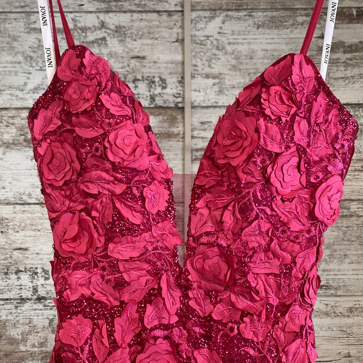 PINK/FLORAL LONG GOWN (NEW)