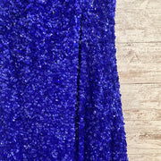 ROYAL BLUE SEQUIN LONG DRESS