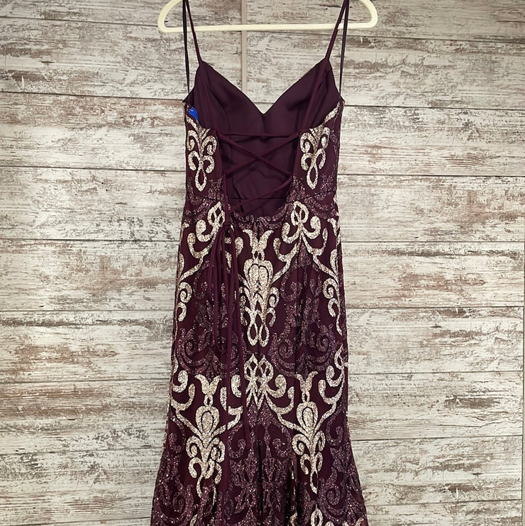 BURGUNDY/GOLD MERMAID (NEW)