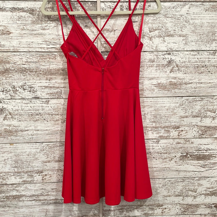 RED SHORT DRESS
