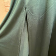 GREEN LONG EVENING GOWN