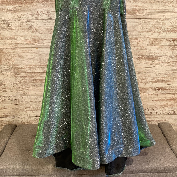 GREEN SPARKLY MERMAID GOWN