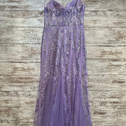 LAVENDER SPARKLY MERMAID GOWN