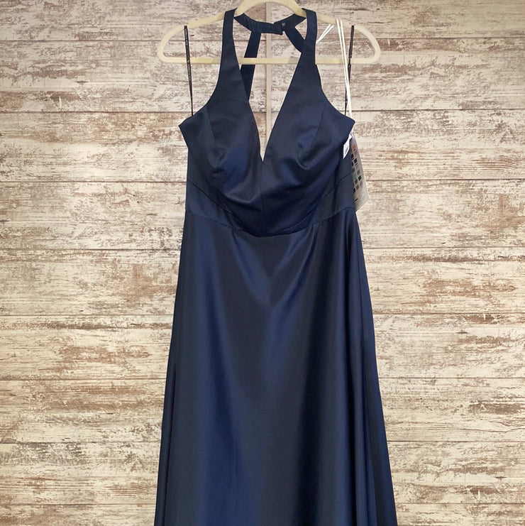 NAVY A LINE GOWN (NEW)