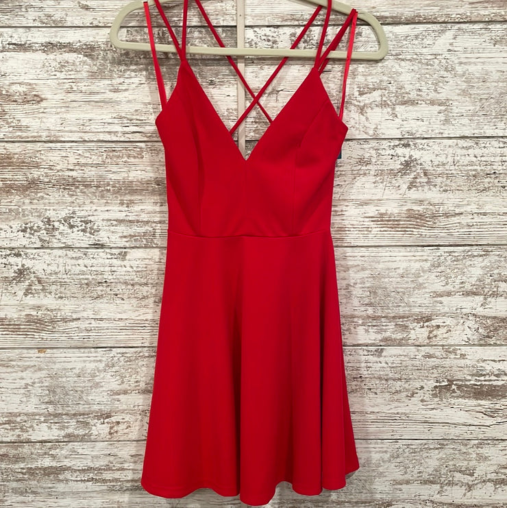 RED SHORT DRESS