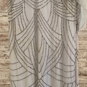 SILVER LONG EVENING GOWN (NEW)