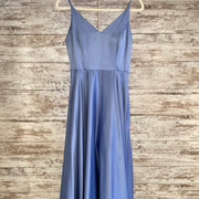 BLUE A LINE GOWN