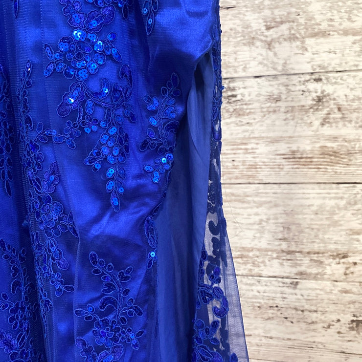 ROYAL BLUE SPARKLY MERMAID