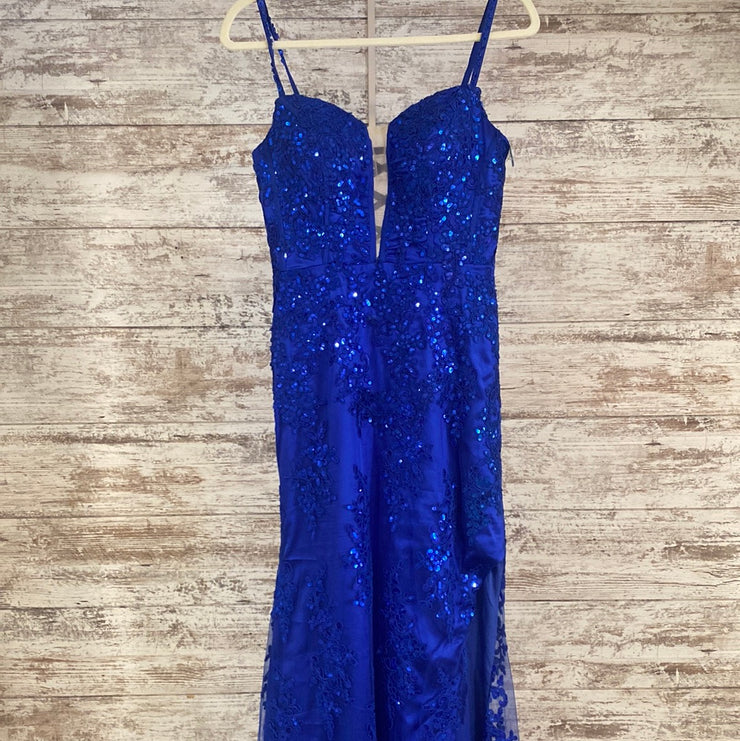 ROYAL BLUE SPARKLY MERMAID