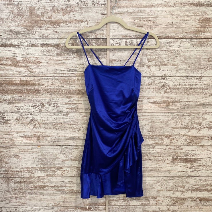 ROYAL BLUE SHORT DRESS