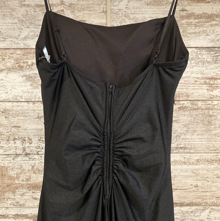 BLACK LONG EVENING GOWN