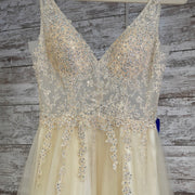 YELLOW A LINE GOWN