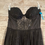 BLACK SPARKLY PRINCESS GOWN