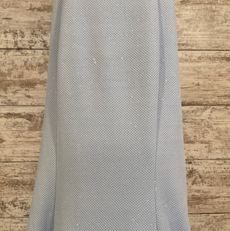 BLUE SPARKLY MERMAID GOWN