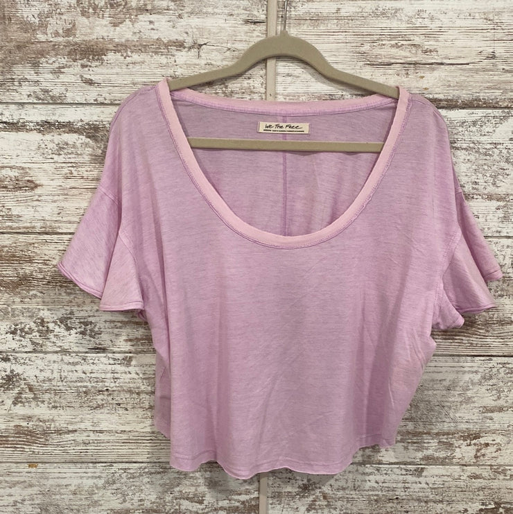 PURPLE SHORT SLEEVE TOP