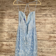 BLUE LACE MERMAID GOWN (NEW)