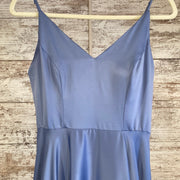 BLUE A LINE GOWN